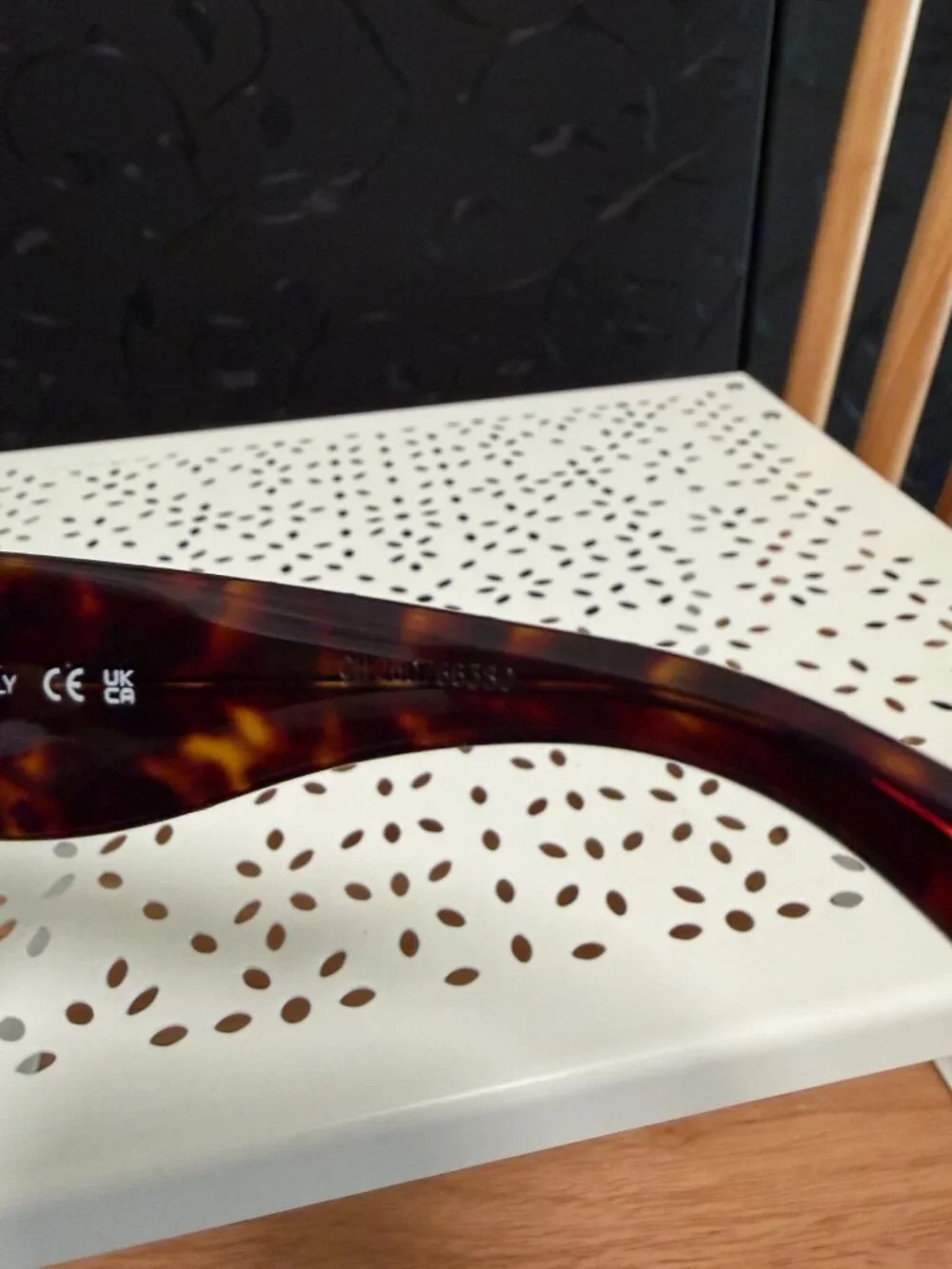 ✅Auth✅ CHANEL Tortoise Shield Sunglasses Gold CC Medallion Logo